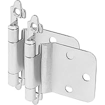 Amerock BPR7630G10 | Reverse Bevel Face Mount Cabinet Hinge